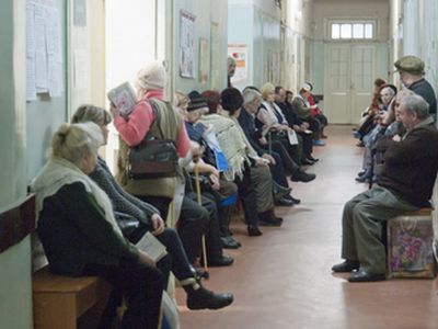 Очередь в поликлинике. Фото: Мosmonitor.ru Очередь в поликлинике. Фото: Мosmonitor.ru