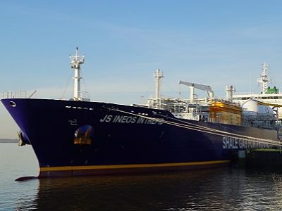 Американское судно со сжиженным газом. Публикуется в vg-saveliev.livejournal.com Американское судно со сжиженным газом. Публикуется в vg-saveliev.livejournal.com