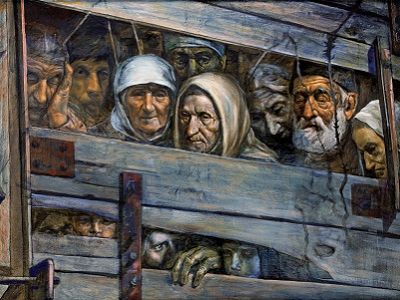 Сталинская депортация народов. Источник - sib-catholic.ru Сталинская депортация народов. Источник - sib-catholic.ru