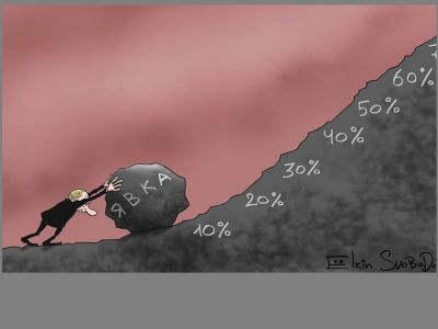 Путин, явка и сизифов труд. Карикатура С.Елкина, источники - www.svoboda.org, www.facebook.com/sergey.elkin1 Путин, явка и сизифов труд. Карикатура С.Елкина, источники - www.svoboda.org, www.facebook.com/sergey.elkin1
